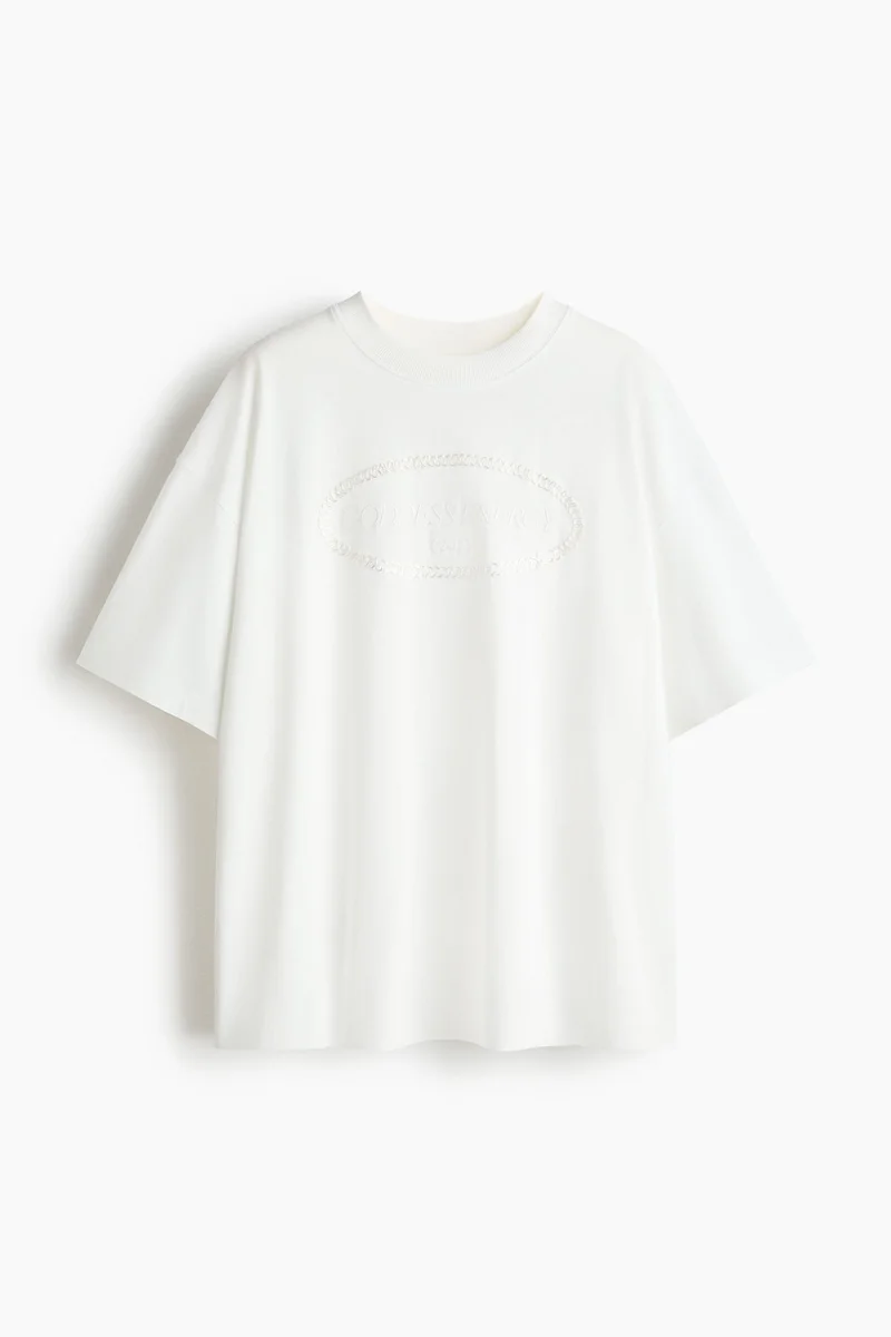 H&M Oversized Fit Printed sports T-shirt